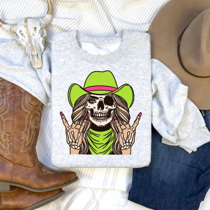 Neon Cowgirl DTF Transfers THIS IS NOT SHIRT T-Shirts