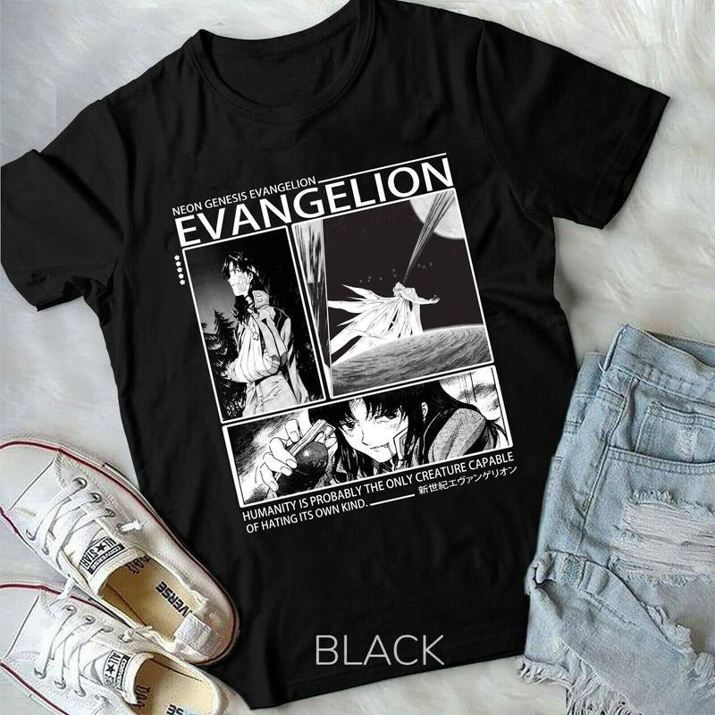 Neon Genesis Evangelion Anime Eva 01 Misato Katsuragi S 4XL T-Shirts