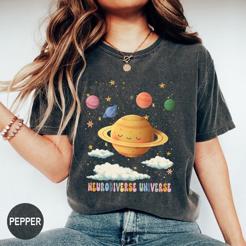 Neurodiverse Universe Shirt Autism Awareness Shirt Neurodiversity Shirt Sped Teacher Shirt Universe Shirt T-Shirts