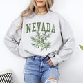 Nevada State Flower Crew Neck T-Shirts