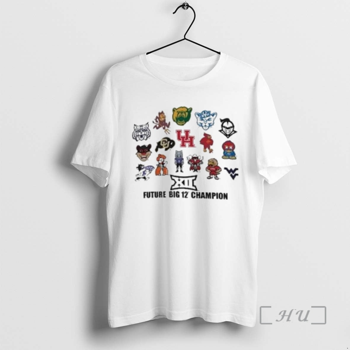 New Champion Future Big 12 Champion Logo Circle White T-Shirts
