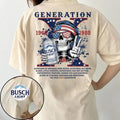 New Customize Gen X Limited Beers Raised Hose Water Inspired Funny Saying Sarcasm Quotes Badass Generation FAFOT T-Shirts