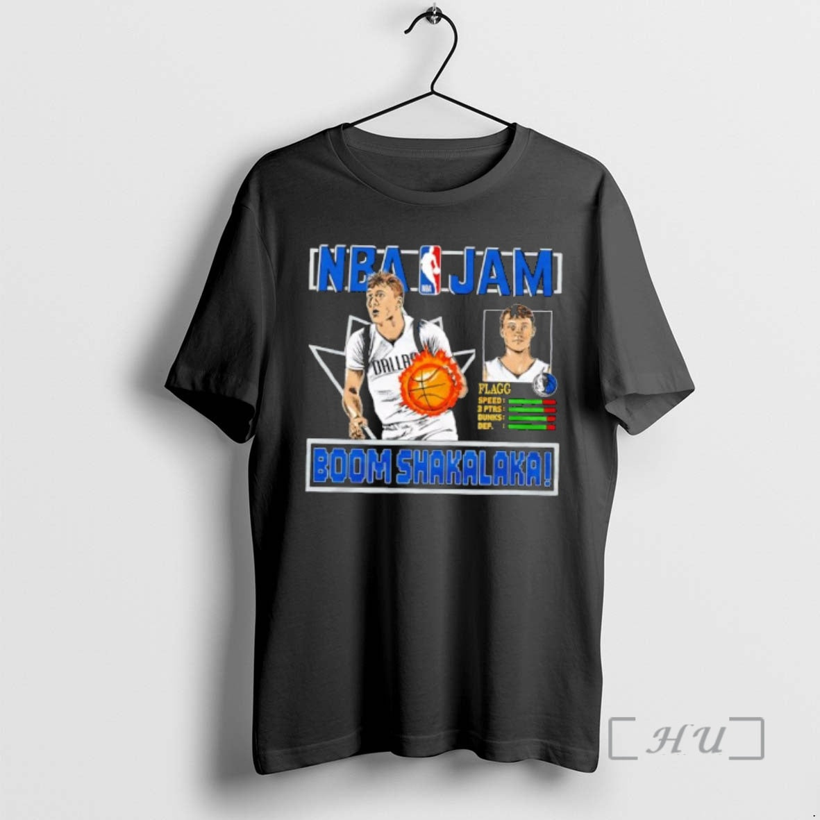 New Dallas Mavericks Nba Jam Cooper Flagg Boom Shakalaka T-Shirts