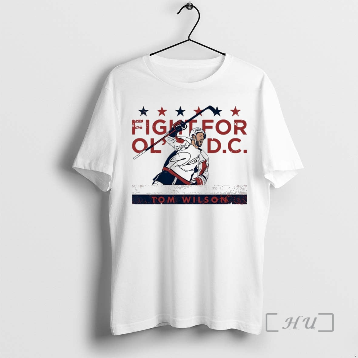 New Fight Old Dc Tom Wilson Washington Capitals Hockey Circle T-Shirts