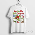 New Grinch How Bills Stole Circle T-Shirts