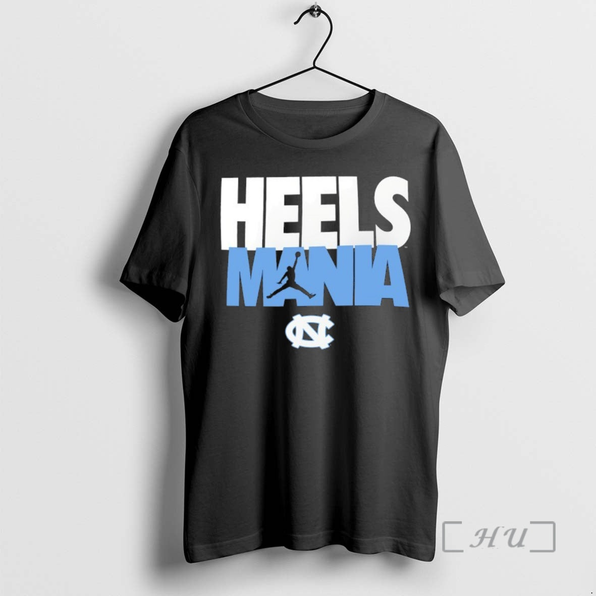 New Heels Mania North Carolina Tar Heels Logo T-Shirts