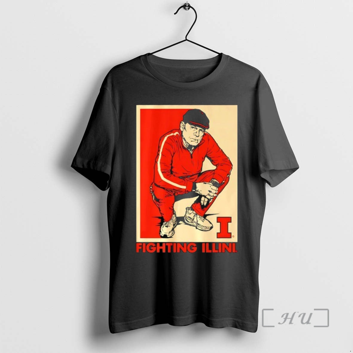 New Illinois Fighting Irish Basketball Track Suit Coach Underwood T-Shirts