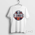 New Illinois Football 2025 Music City Bowl Logo T-Shirts