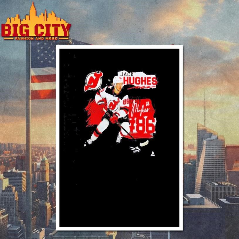 New Jersey Devils Jack Hughes Fresh Ice Shirt