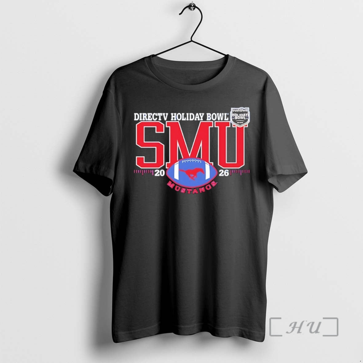 New Smu Mustangs 2026 Directv Bowl Football T-Shirts