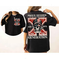 New Two Sided Customize Gen X Proud Member Fck Your Feelings T Inspired Funny Saying Sarcasm Quotes Badass Generation FAFOT T-Shirts