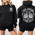 New Version Customize Gen X Fck Around Find Out Inspired Funny Saying Sarcasm Quotes Badass Generation FAFOT T-Shirts