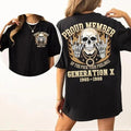 New Version Customize Gen X Raised Hose Water Inspired Funny Saying Sarcasm Quotes Badass Generation FAFOT T-Shirts