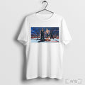 Nice The Rock John Cena Standing Above Cody Rhodes 2025 T Shirt