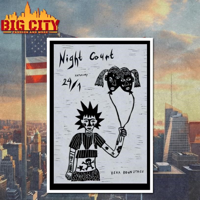 Night Court Jan 24 2026 Groningen NL Poster Shirt