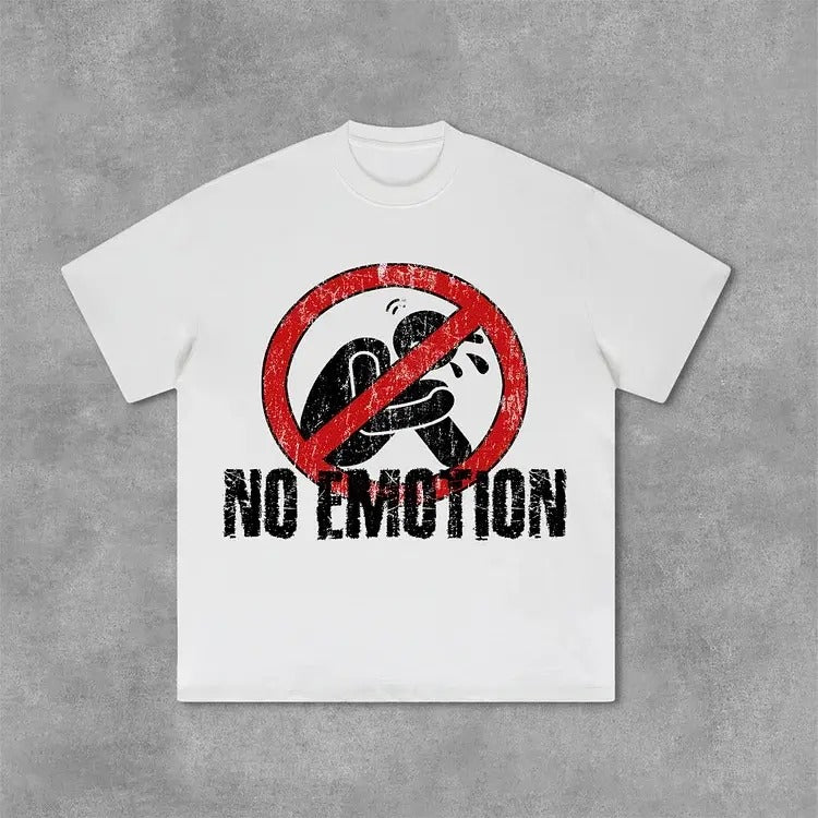 No Emotion Graphics Print Cotton S 4XL Menswear T-Shirts