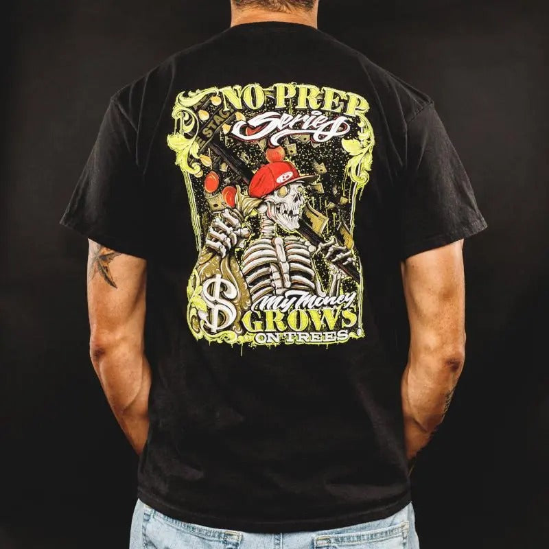 No Prep My Money Grows Trees Cotton T-Shirts