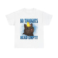 "No Thought Head Empty" Funny Meme Cat Shirt T-Shirts