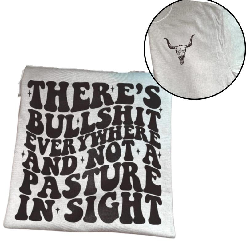 Not Pasture Sight 2side Western Western Outfits Western Tops T-Shirts