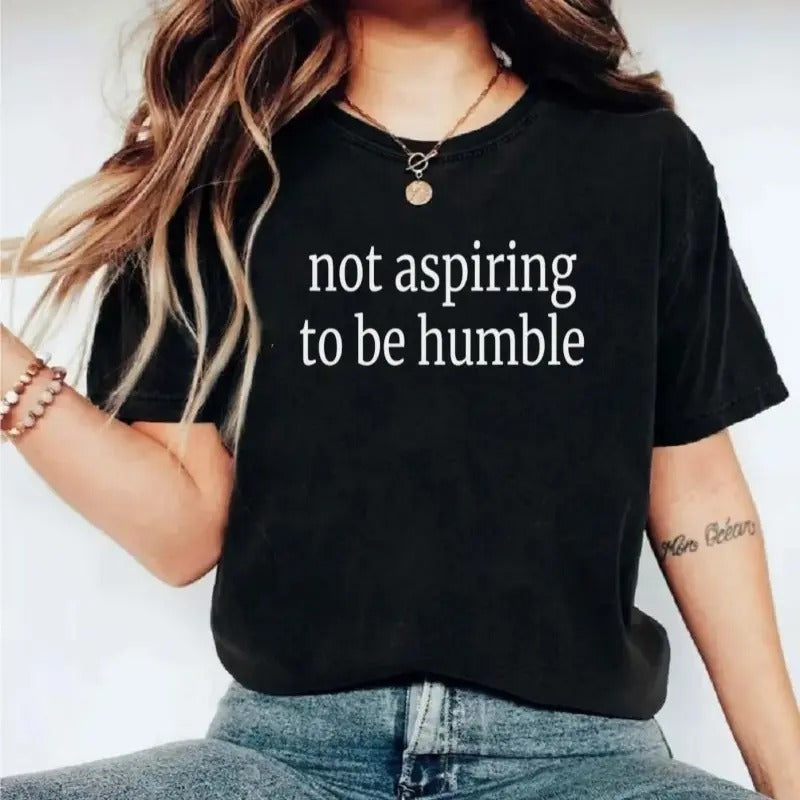 Not Aspiring Be Humble Shirt Kamalaa Harris Shirt Kamalla Harris 2024 Madam President Democrat Election 2024 Vote Blue T-Shirts