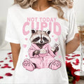 Not Today Cupid Snarky Raccoon Shirt Sarcastic Sassy Humor Valentine Gay T-Shirts