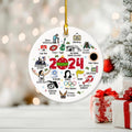 Notable Events 2024 Ornament Newsmaker Cute 2024 Ornament Funny Year Review Year Remember Idea Commemorative 2024 T-Shirts
