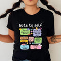 Note Self Pure Cotton Casual Street Crew Neck Short Sleeve Tops Perfect T-Shirts