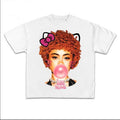 Novelty Spice Bubble Gum Medium Cotton T-Shirts