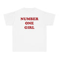 Number One Girl Baby Rose Babytee Y2k Retro Top Music Rose Fan Red Print Quote T-Shirts