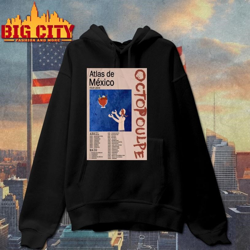 Octopoulpe Atlas De Mexico Tour 2026 Poster Shirt