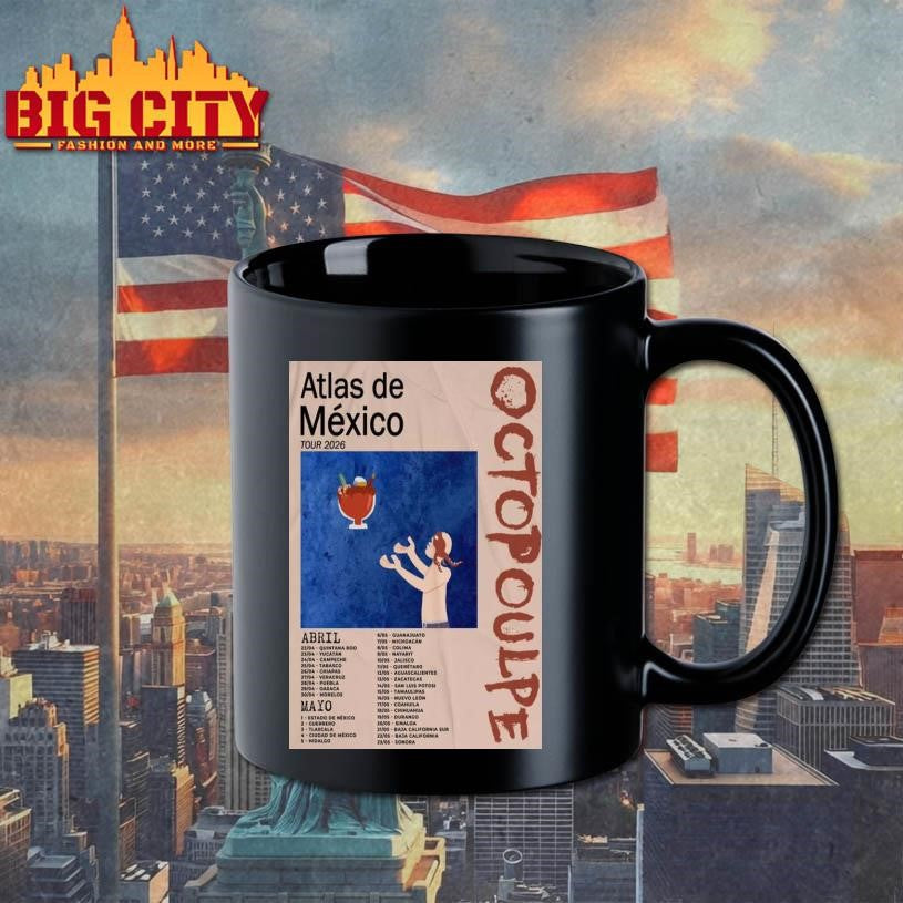 Octopoulpe Atlas De Mexico Tour 2026 Poster Shirt