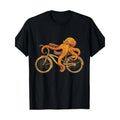 Octopus Riding Bicycle Octopus Made USA T-Shirts