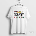Official 2025 2026 College Football Playoff 12 Team Logo T-Shirts