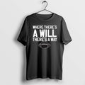 Official 2025 Where Theres Will Theres Way Football T-Shirts