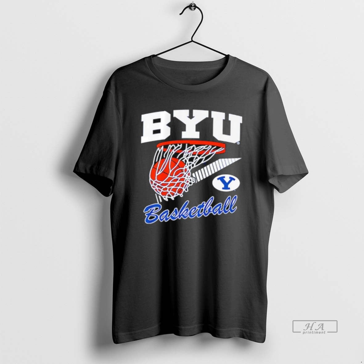 Official Byu Basketball Retro Swish T-Shirts