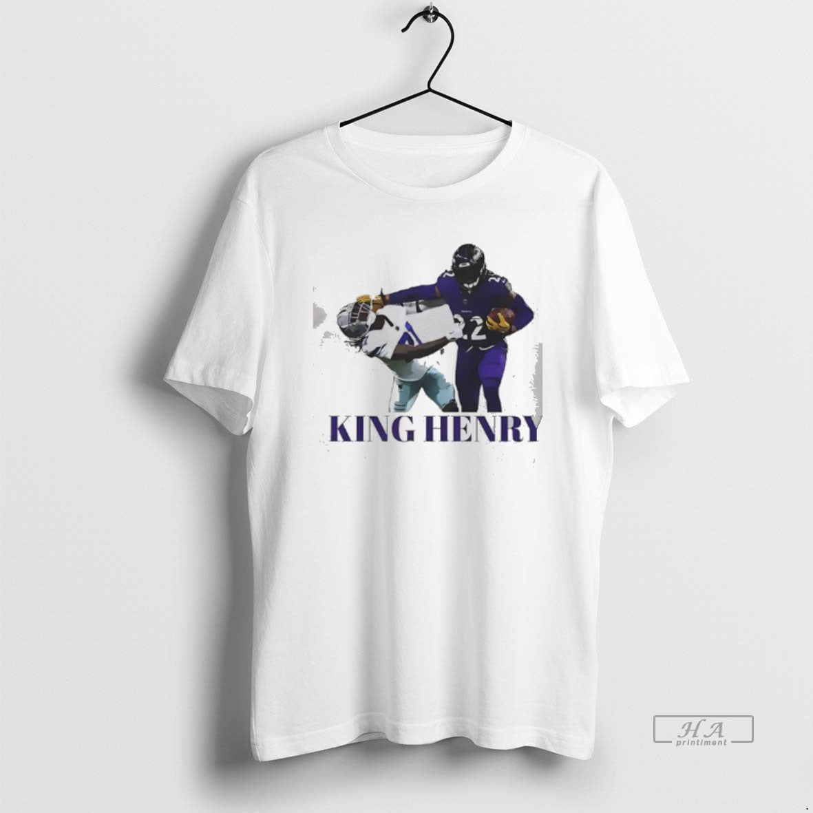 Official Baltimore Ravens Derrick Henry King Henry T-Shirts