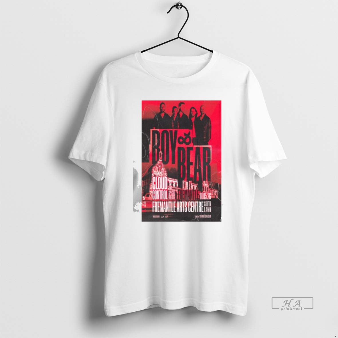 Official Boy Bear Fremantle Arts Centre Perth Wa Jan 5 2026 T-Shirts