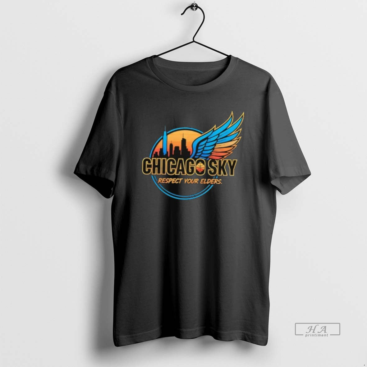 Official Chicago Sky Respect Your Elders T-Shirts