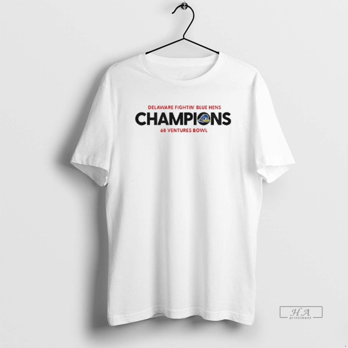 Official Delaware Blue Hens 2025 68 Ventures Bowl Champions Classic T-Shirts