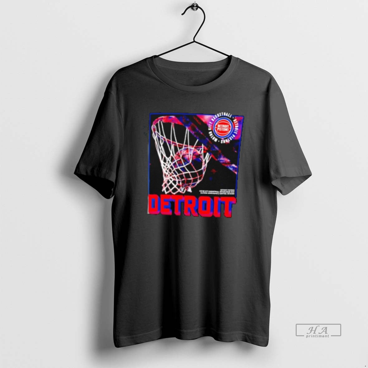 Official Detroit Pistons Chrome Legacy 2026 Basketball T-Shirts