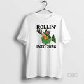 Official Funny Raccoon Feral Rollin 2026 Happy New Year T-Shirts