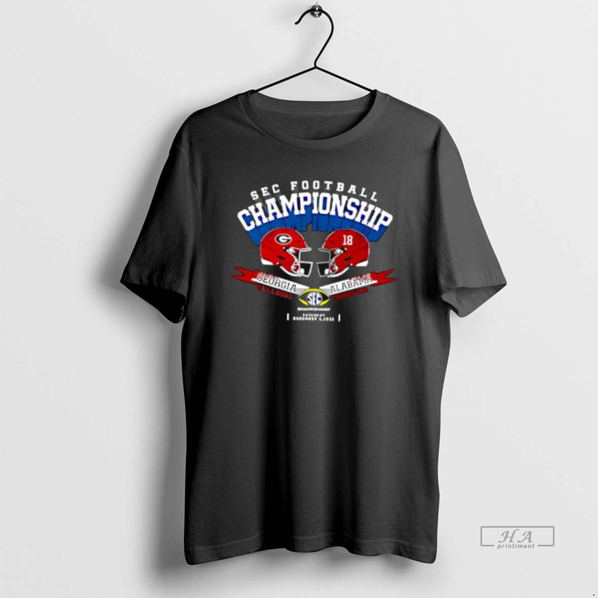 Official Georgia Vs Alabama Sec Championship 2025 T-Shirts