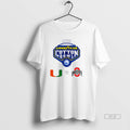 Official Goodyear Cotton Bowl Cfp Quarterfinals 2026 Miami Vs Ohio State T-Shirts