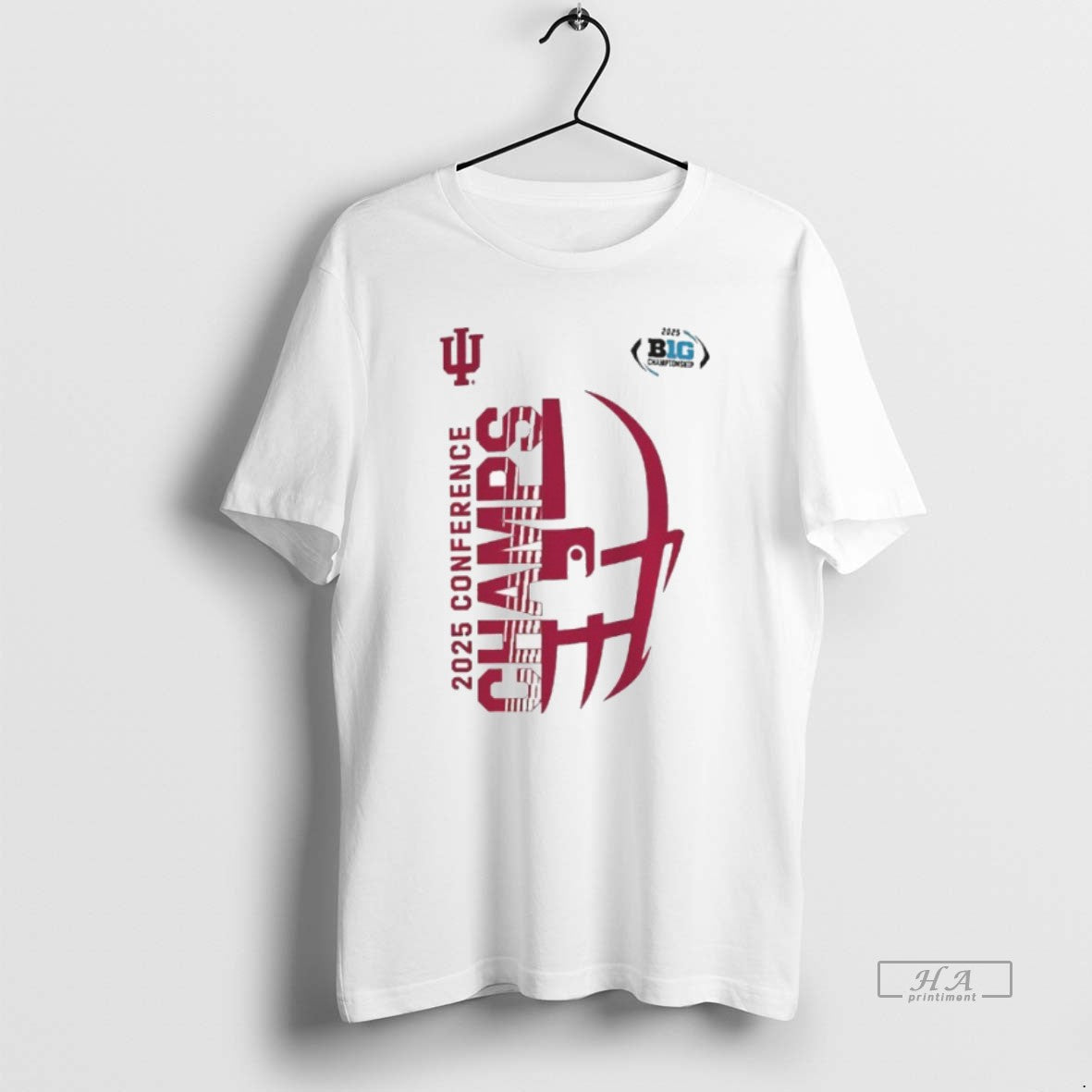 Official Indiana Football Big 10 Conference Champions 2025 T-Shirts