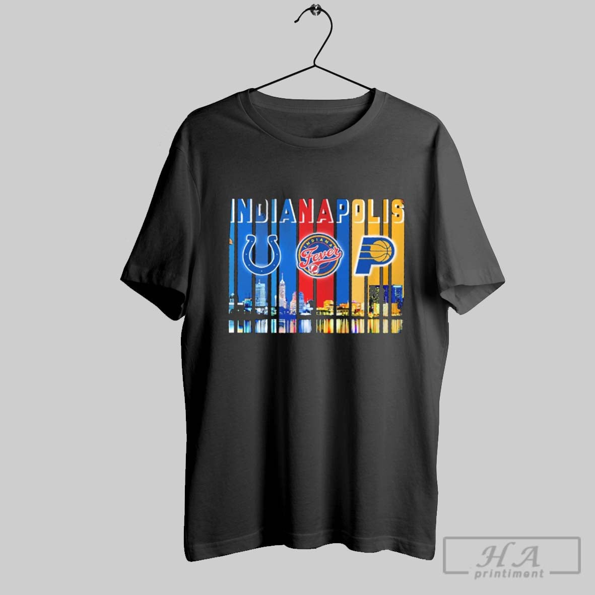 Official Indianapolis Retro Skyline Sports Teams Logo