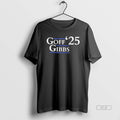 Official Jared Goff Jahmyr Gibbs 2025 Presidents T-Shirts