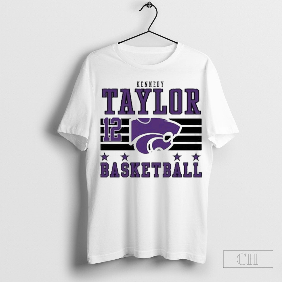 Official Kennedy Taylor White K State Wildcats Nil Striped