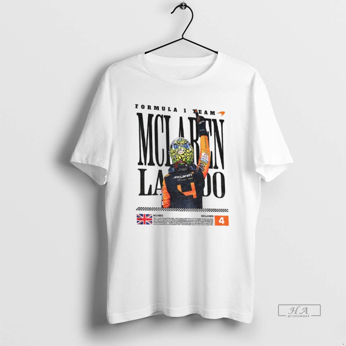 Official Lando Mclaren F1 Racing T-Shirts