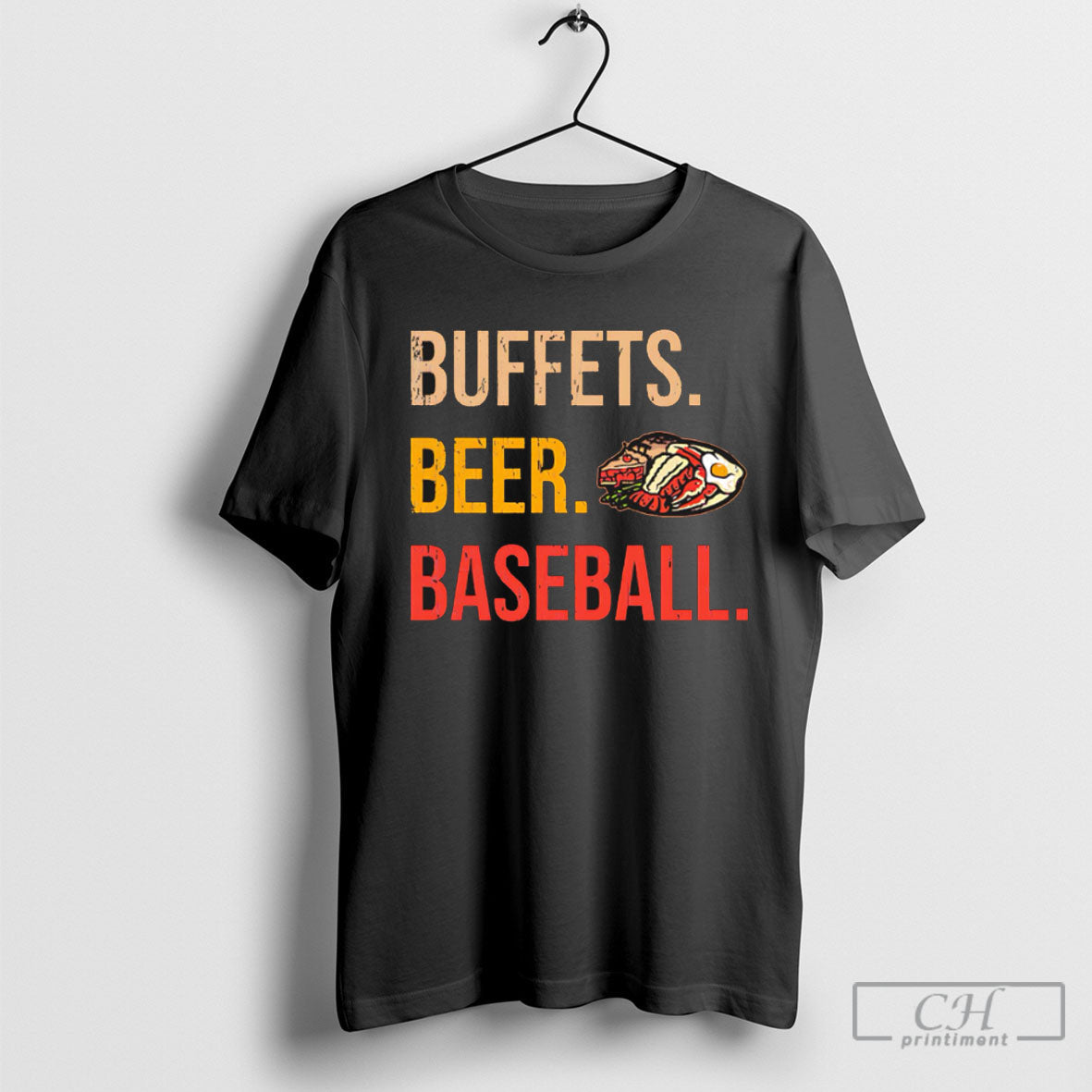 Official Las Vegas Belly Busters Buffets Beer Baseball Shirt