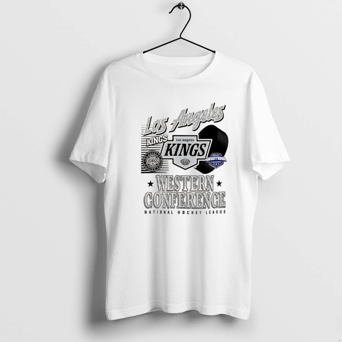 Official Los Angeles Kings Nhl Western Conference Logo Ball T-Shirts